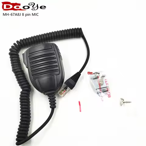 For Walkie talkie Standard Mobile Mic For Vertex Yaesu MH-67A8J 8 pin VX-2200 VX-2100 VX-3200 two wa