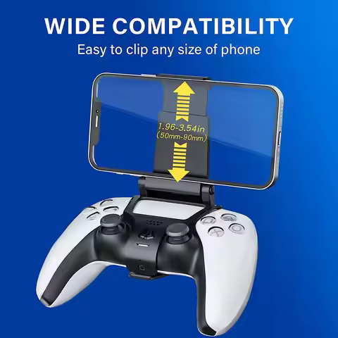PS5 Controller Phone Mount Clamp Holder PS5 Mobile Dualsense PS Remote Play