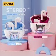 Realfit F2 Bluetooth Earphone Excellent B Wireless Earbuds with Mic Colorful Matching Headset 5H Lon