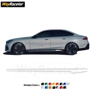 2 Pcs Door Side Stripes Skirt Sticker Vinyl Decal For BMW G61 Touring 5 Series 2024 G60 i5 2025 M Pe
