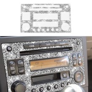 全城熱賣 - 適用於尼桑350Z 2003-2009車CD收音機播放面板鑽石裝飾貼紙, 左右駕通用