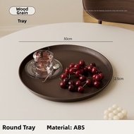 TAOCHUAN | Faux Wood Grain Serving Tray for Home Hotel Cafeteria