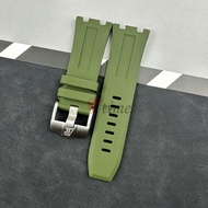 Silicone Watch Accessories Band for Audemars and Piguet Royal Oak Strap Original AP 15710 26470 Rubb