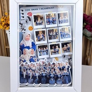 20x30x5 cm GiveMeGift Art Frame | Custom 3D Frame Gift with LED String | Moment In Frame 3D Group