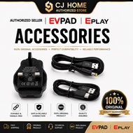 【𝗘𝗩𝗣𝗔𝗗 𝗔𝗰𝗰𝗲𝘀𝘀𝗼𝗿𝗶𝗲𝘀】Adapter Power Plug Adapter / AC CABLE / HDMI CABLE  for EVPAD 10P 10S 3S 3 3Max 3
