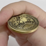 Angel Demon's Coin Game Ancient Bronze Decision-making Coin Metal Lucky Coin Fingertip Play Toy Gift