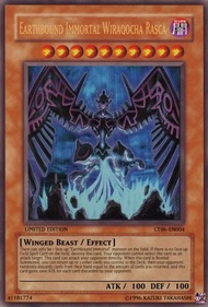 YuGiOh 5Ds CT06-EN004 Limited Edition EARTHBOUND IMMORTAL WIRAQOCHA RASCA Secret Rare HoloFoil Card