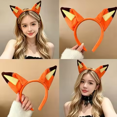 disney Zootopia Nick anime merchandise, accessory ornaments, cartoon headbands, party costumes, cosp