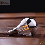 YOLOGO LED Light Bulb, Warm White E12/E14/E26/E27 Crystal Light Bulb, 2023 2200K 2700K Candle 4W Can