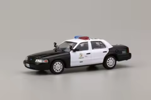 596 1/64 LAPD CV Chrysler 300C alloy car model