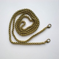 Purse Chain|Wheat Chain|Antique Brass|120cm