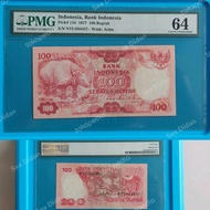 Uang Kuno 100 badak PMG 64