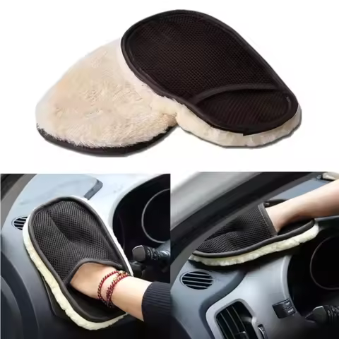 Microfiber Wool Soft Auto Car Washing Glove Cleaning Car Cleaning glove Motorcycle Washer Care Car p