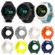 Soft TPU Case Half Cover Screen Protector for Garmin Forerunner 970 / 570 47mm / 570 42mm