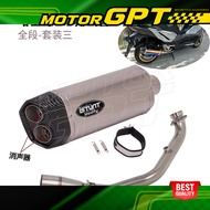 SYM Husky ADV300 Exhaust Modification Husky 300 Full System Exhaust Husky300 Exhaust Scooter Muffler