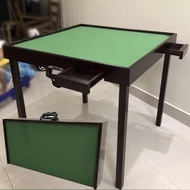 Foldable Mahjong Table 84 X 84cm Solid Wood Portable （ Can Also Be Used As A Dining Table ）SW