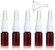 simarro 5 PCS Mini Nasal Spray Bottle, Portable Clear Empty Refillable Fine Mist Rhinitis Care Spray