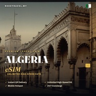 Algeria eSIM 2GB-20GB & Unlimited Data | Instant eSIM Delivery | 5G/4G High Speed | REDXTRAVEL.MY