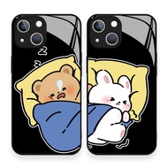 Soft Edge Glass Case For iPhone Case 15 14 13 12 11 Pro Max SE 2020 X XR XS 8 7 ip 6S 6 Plus Shockpr