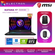 MSI Katana 17 B13VFK-064 17.3'' FHD 144Hz Gaming Laptop ( I7-13620H, 16GB, 1TB SSD, RTX4060 8GB, W11 )