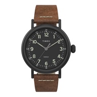 Timex Standard 40mm - Black Case, Brown Strap (TW2T69300)