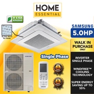 Samsung 5.0HP WindFree™ Inverter 4-Way Cassette Air Conditioner AC140TN4DKC/EA & AC140TXADKC/EA | Si