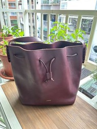 Adole 酒紅水桶包 bucket bag