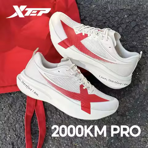 XTEP 2000km PRO Women's Running Sneakers 2026 Spring Cushioned Stability Comfort Lightweight Female 