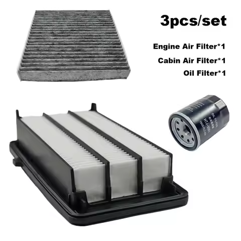 3pcs Filter Set For HONDA CR-V CRV CIVIC UR-V 1.5 2016 2017 2018 2019 2020 2021 AC Cabin Engine Air 