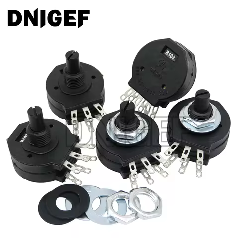 5PCS RVS28 B102 6PIN Electric welding machine potentiometer new 100% RVS28P-B102 2W 1K welding machi