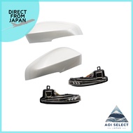 Noah Voxy Boxy 90 Series LED Door Mirror Turn Signal Flowing Door Mirror Indicator White Blue Paint 