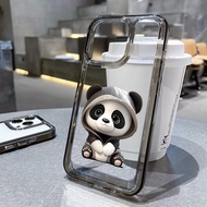 Case for iphone 6 6s 7 8 Plus X XS Max SE 11 12 13 14 15 Pro Max Plus Series Sweatshirt Panda TPU so