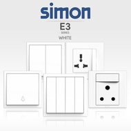 Simon E3 Series Switches - White