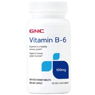 美國GNC 維他命 B6, 100毫克 100片