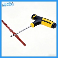 [KIHUSHOP] Rubber emergency tire patch straps, tire patch needles, car and motorbike tire patch kit,