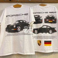 🧸HOT 2025 PORSCHE 964 Super Car เสื้อวินเทจ เสื้อรถ รถตำนาน vintage shirt เสื้อยืดผู้ชาย