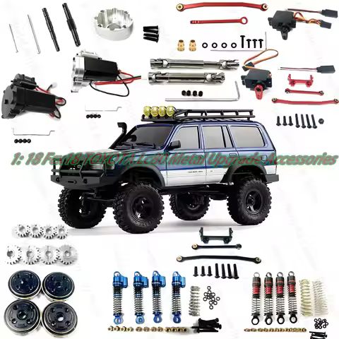 Fms 1: 18 Fcx18 Toyota Lc80 Metal Upgrade Accessories Shock Absorber Steering Engine Tie-Rod Transmi