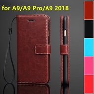 leather Flip Case for Samsung Galaxy A9 / A9 Pro 2016 Card Holder Cover Case for Samsung Galaxy A9 2018 phone shell cover