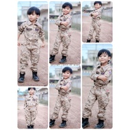 (AY)​Kids Army Uniform​ Military Occupation Uniform​Kids Children​