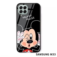 SAMSUNG M33 - SoftCase Glass Kaca - [ A02 ] - Pelindung Handphone Hp SAMSUNG M33 - Casing Hp SAMSUNG