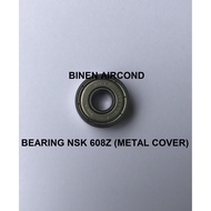 NSK PRECISION MINIATURE BEARING 608Z METAL COVER / 608D1 PLASTIC COVER (JAPAN QUALITY)