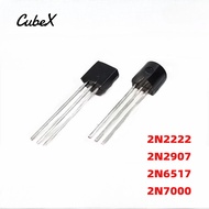 50/20Pcs TO-92 Package Transistors 2N2222/2N2907/2N6517/2N7000 General Purpose Transistor