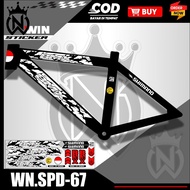 WNS ABSTRACT BMX BIKE STICKER FREESTYLE WN.SPD-67