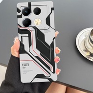 Softcase Infinix Note 40 Pro/Note 40 Pro 5G - Motif Mesin  Silikon Pro Camera Casing HP Pelindung Ha