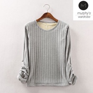 Heattech Shirt With Inner Fleece