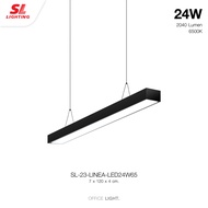 SL LIGHTING | Linea LED 24W โคมไฟออฟฟิศ รุ่น 23-LINEA-LED24W65 (BKWH)