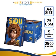 (INSTANT AVAILABLE) A4 HVS Paper 1 box Sidu/ A4 HVS Paper 75 Gsm 1 Box