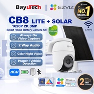 EZVIZ CB8 LITE KIT 2K (3MP) Battery Wi-Fi Outdoor PTZ Human Vehicle Detection Color Night Vision AOV