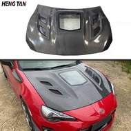 For Toyota GT86 Subaru BRZ ZN6 ZC6 ZD6 2012-2019 Carbon Fiber Car Front Bumper Engine Cover Hood Bon