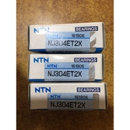 Genuine NTN NJ 304 ET2X bearing for engine gearbox.